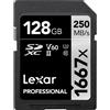 Lexar Pro Gold 128GB SDXC V60 UHS-II - R120/W250 MB/s