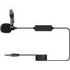 Comica Microfono Lavalier per smartphone TRRS (cavo 2,5 metri)