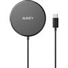 Aukey Aircore Caricabatterie senza fili Qi magnetico 15W - zwart