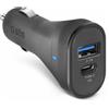 SBS Caricabatterie da auto SBS da 3,1A con USB e Tipo C