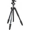 Manfrotto Element Traveller Treppiede In Alluminio Per Viaggio, 5 Sezioni, Con Testa A Sfera, Max 143 Cm, Carico 4kg, Rosso