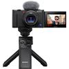 Sony fotocamera compatta ZV-1 + Impugnatura per Vlogging Sony GP-VPT2BT Bluetooth | ✅ Garanzia di 5 anni