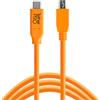Tether Tools TetherTools TetherPro USB-C a Mini-B 5-Pin 4.6m Arancio