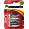 Panasonic AA LR6 Pro Power Alkaline Penlites (4 pezzi)
