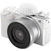 SmallRig 4734 Adattatore cold shoe con parabrezza peloso (bianco) per fotocamere Sony serie ZV