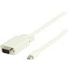 Valueline Porta Mini Display - VGA 15-pin 2,0 Metri Bianca