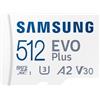 Samsung EVO Plus 512GB MicroSDXC 130MB/s + adattatore SD