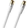 Oehlbach SL cavo ANTENNA 2.0m bianco