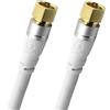 Oehlbach SL Cavo SAT (F-PLUG) 2.0m Bianco