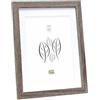 Deknudt Portafoto in rovere grigio con passepartout bianco 18x24