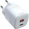 Celly Caricatore da parete Celly 1 USB-A / 1 USB-C, 20W, bianco