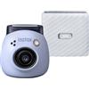 Fujifilm INSTAX PAL digital camera, Lavender Blue + printer Link WIDE, Ash White