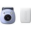 Fujifilm INSTAX Fotocamera digitale Fujifilm INSTAX PAL, Lavender Blue + stampante mini Link 3, Clay White