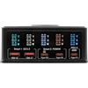 EXSYS EX-1106 Multiport High Power Charger con QI 15W e USB-C PD con max. 160W