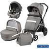 Peg Perego - Trio Book Con Seggiolino Auto Primo Viaggio Lounge Isize City Grey