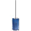 GEDY G-Antares Scopino WC Blu, Dimensioni 47 X 8,7 X 8 CM Peso 0,844 kg, scopettino Bagno in Resina Resistente di Alta qualità, Anni di Garanzia 2, Design R&S Gedy, Fatto a Mano