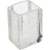 Gedy G-Antares Portaspazzolini Bianco/Trasparente, Dimensioni 11,7 X 8 X 6,2 CM Peso 0,268 kg, Resina Resistente di Alta qualità, Porta Spazzolini Bagno Design di R&S, 2 Anni di Garanzia