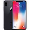 APPLE iPhone X 64GB Grigio siderale - Con nuova Batteria - Molto Buono
