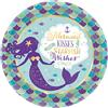 amscan PLATE MET MERMAID WISHES 23cm