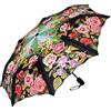 VON LILIENFELD® Ombrello Tascabile Apertura e Chiusura Automatica Portatile Leggero Stabile Colorato Fiore Giardino di rose
