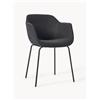 Westwing Collection Sedia con braccioli e seduta stretta Fiji
