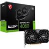 MSI Scheda Grafica MSI GeForce RTX 4060 VENTUS 2X BLACK 8G OC Gaming 8GB GDDR6