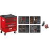 USAG Carrello per officina USAG Star 516 in acciaio 4 ruote 6 cassetti 1 ripiani, L 77.9 x P 51.5 x H 97.2 cm