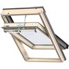 VELUX Finestra da tetto (faccia inclinata) VELUX GGL CK04 307021 elettrico L 55 x H 78 cm grigio antracite e marrone