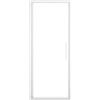 Leroy Merlin Porta doccia battente Record L 96 x H 195 x P 0.6 cm in vetro vetro senza finitura / trasparente profilo bianco