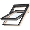 VELUX Finestra da tetto (faccia inclinata) VELUX GGL SK01 3070 manuale L 55 x H 78 cm marrone e grigio antracite
