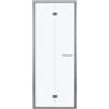 Leroy Merlin Porta doccia pieghevole Record L 96 x H 195 x P 0.6 cm in vetro smerigliato profilo cromo