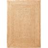 Inspire Tappeto Nils etnico in juta naturale, L 230 x L 160 cm