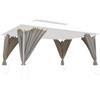 NATERIAL Tenda Oxis marrone L 188 x H 324 cm