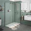 SENSEA Walk-in neo L 80 x H 200 cm, vetro 8 mm vetro senza finitura / trasparente cromo