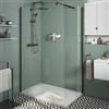 SENSEA Walk-in neo L 80 x H 200 cm, vetro 8 mm vetro senza finitura / trasparente nero
