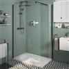 SENSEA Walk-in neo L 100 x H 200 cm, vetro 8 mm vetro senza finitura / trasparente nero