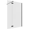 SENSEA Walk-in neo L 140 x H 200 cm, vetro 8 mm vetro senza finitura / trasparente nero