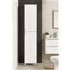 SENSEA Colonna per mobile bagno Essential SENSEA 2 ante P 32 x L 30 x H 180 cm bianco laccato truciolare