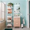 SENSEA Colonna per mobile bagno Easy SENSEA P 32 x L 40 x H 184 cm bianco placcato legno
