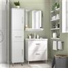 Leroy Merlin Colonna per mobile bagno Simona 1 cassetto 2 ante P 33.5 x L 31.5 x H 148 cm bianco pvc
