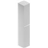 Leroy Merlin Colonna per mobile bagno Linea 1 anta P 30 x L 30 x H 180 cm bianco opaco laccato truciolare