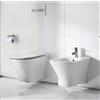 ROCA Coppia sanitari scarico a parete ROCA Nexo lucido WC: P 53.5 x L 36 x H 34.5 cm, bidet: P 56.5 x L 38 x H 37.5 cm