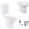 Leroy Merlin Coppia sanitari distanziato scarico a parete Lake WC: P 64.5 x L 36 x H 40.4 cm, bidet: P 52 x L 36 x H 39.5 cm