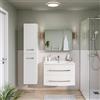 SENSEA Colonna per mobile bagno Perla SENSEA 2 ante P 36.5 x L 35 x H 160 cm bianco laccato truciolare