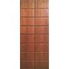 Leroy Merlin Pannello per porta d'ingresso Regent impiallacciato prodotto senza rivestimento noce L 81 x H 209.5 cm, Sp 18 mm
