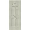 Leroy Merlin Pannello per porta d'ingresso P087 rivestimento con pellicola di finitura pvc grigio L 92 x H 210.5 cm, Sp 6 mm apertura reversibile
