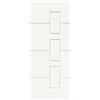 Leroy Merlin Pannello per porta d'ingresso P190 pellicolato pvc bianco L 92 x H 210.5 cm, Sp 6 mm apertura destra