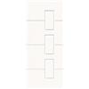 Leroy Merlin Pannello per porta d'ingresso P190 pellicolato pvc frassino bianco L 92 x H 210.5 cm, Sp 6 mm apertura destra