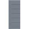 Leroy Merlin Pannello per porta d'ingresso P076 pellicolato pvc grigio L 92 x H 210.5 cm, Sp 6 mm apertura destra