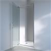 SENSEA Porta doccia battente Easy L 70 x H 190 x P 0.6 cm in vetro vetro senza finitura / trasparente profilo cromo